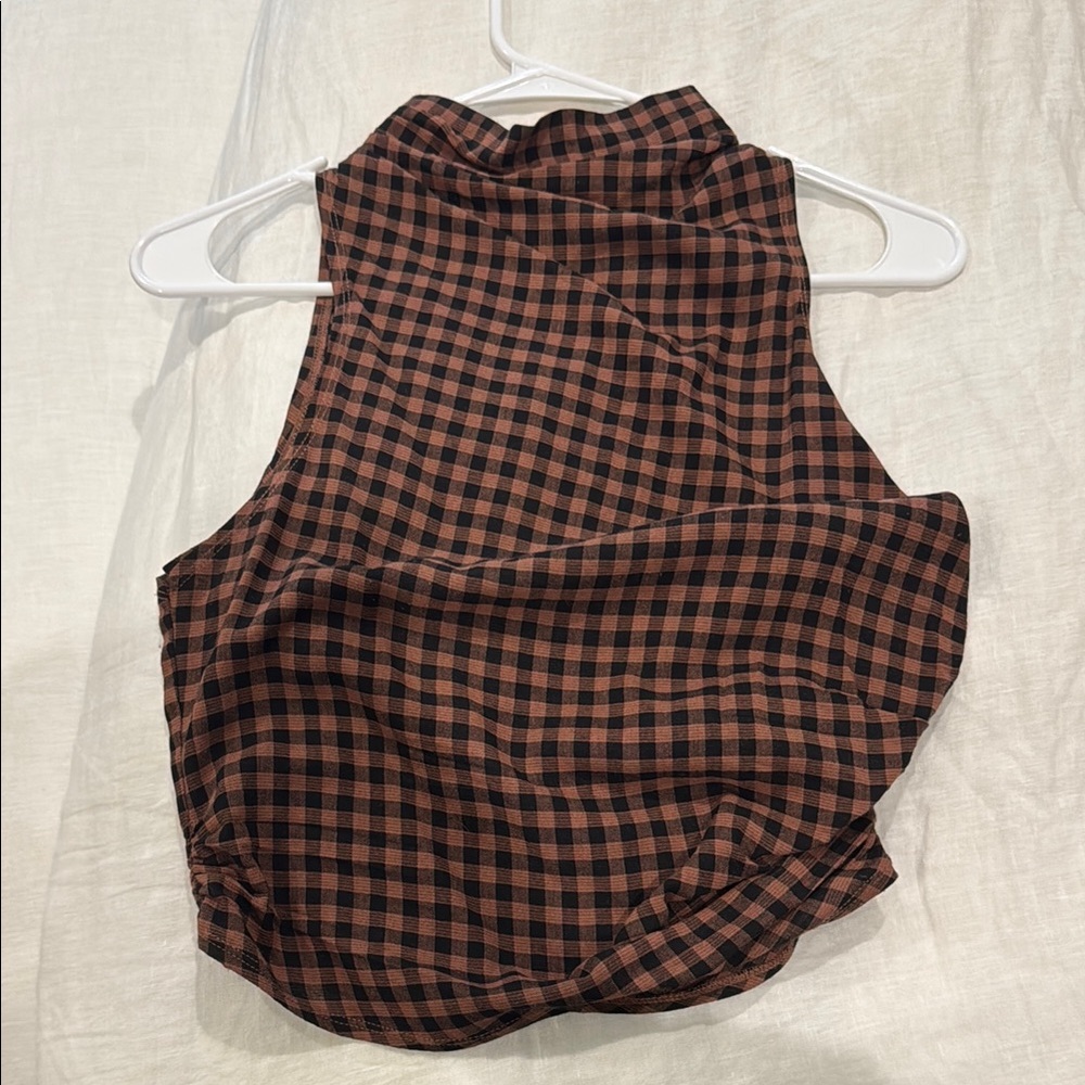 ALC Plaid Sleeveless Women's Top